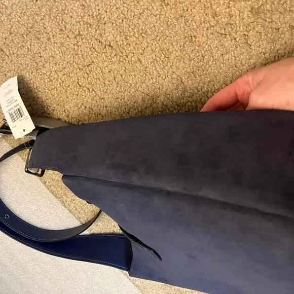 NWT Coach Hadley Convertible Crossbody Bag in True Navy - Picture 6 of 8